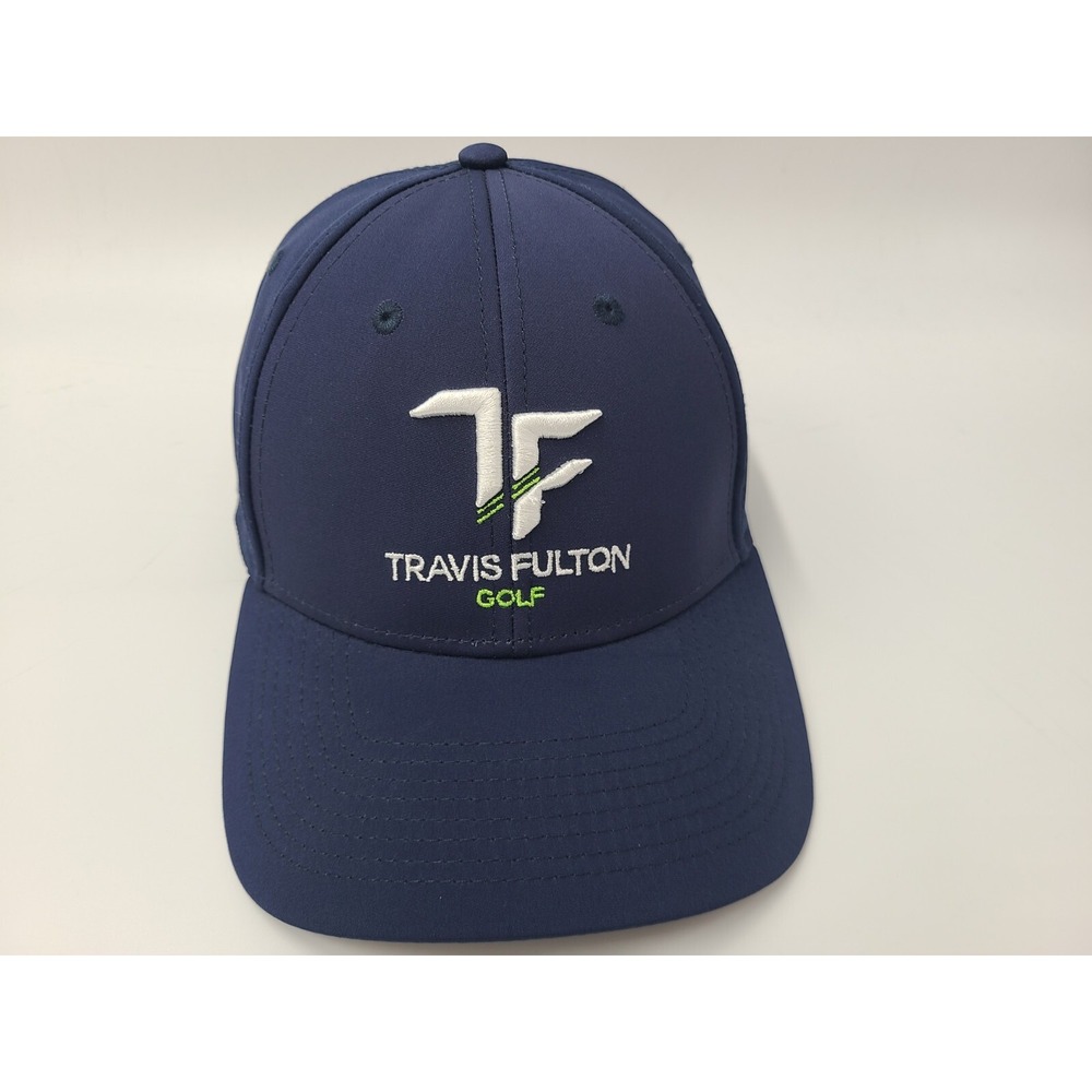 Travis Fulton Golf Flex Fitted L-XL Hat Cap Jacksonville Florida Men Women Blue